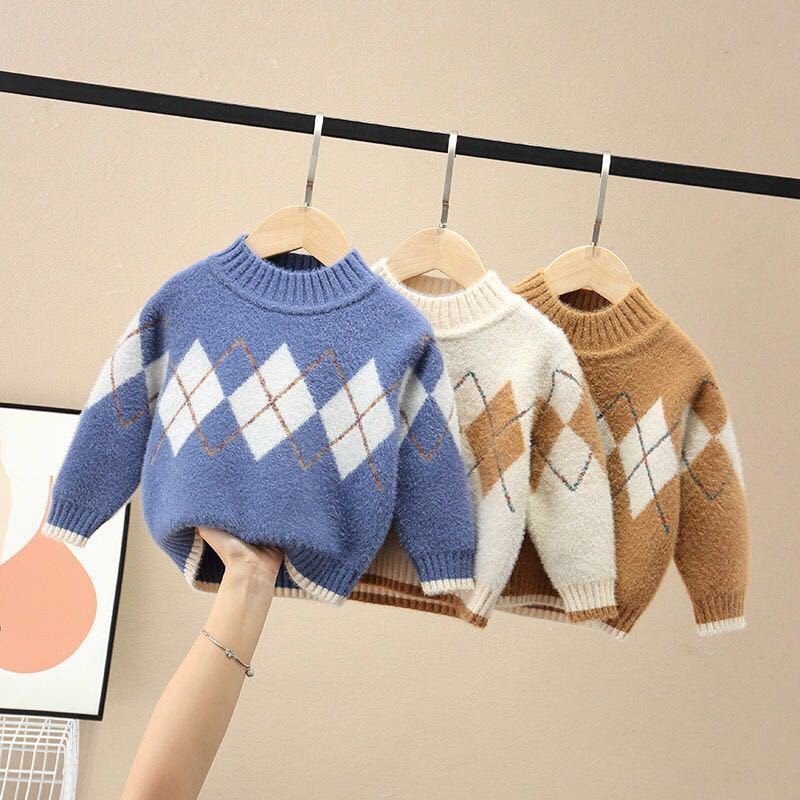 Áo Sweater Lông Chồn In Hình Gấu Pooh Thời Trang 2020 Cho Bé Mới