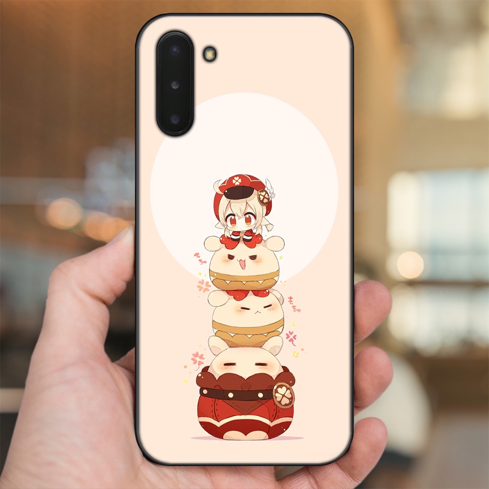 Ốp lưng Samsung Note 10 viền đen in hình Klee Genshin Impact