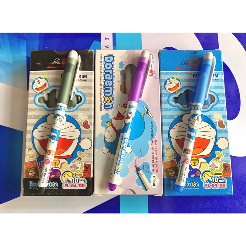 Bút dạ kim Doraemon FL-04 0.3mm Thiên Long