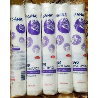 Bông tẩy trang ISANA Đức [có sẵn]