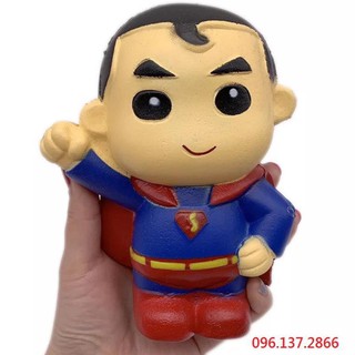 đồ chơi Squishy Siêu nhân Superman cực đại - an toàn cho trẻ ( Tongkhodochoilc )