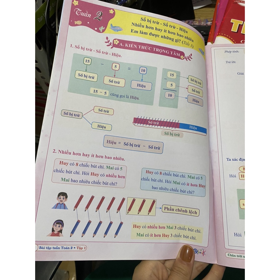 Sách - Bài tập tuần toán 2 tập 1 ( Chân trời sáng tạo )