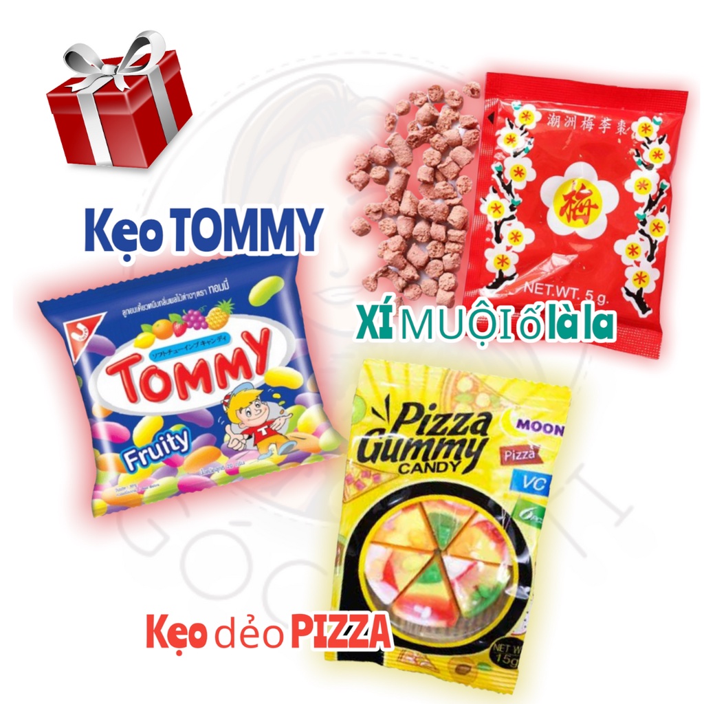 KẸO TRÁI CÂY- XÍ MUỘI- KẸO DẺO PIZZA