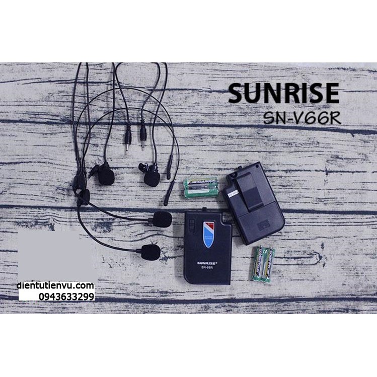 Micro kẹp áo đeo tai Sunrise SN- V66R
