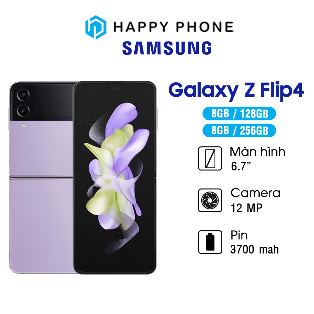 Điện Thoại Samsung Galaxy Z Flip4 256gb - Hàng Chính Hãng, bảo hành 12 tháng