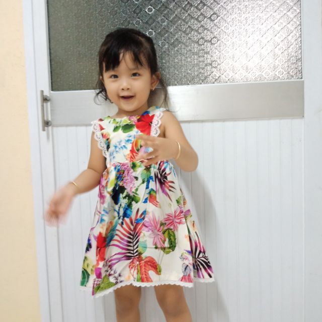 Compo đầm tole bé gái