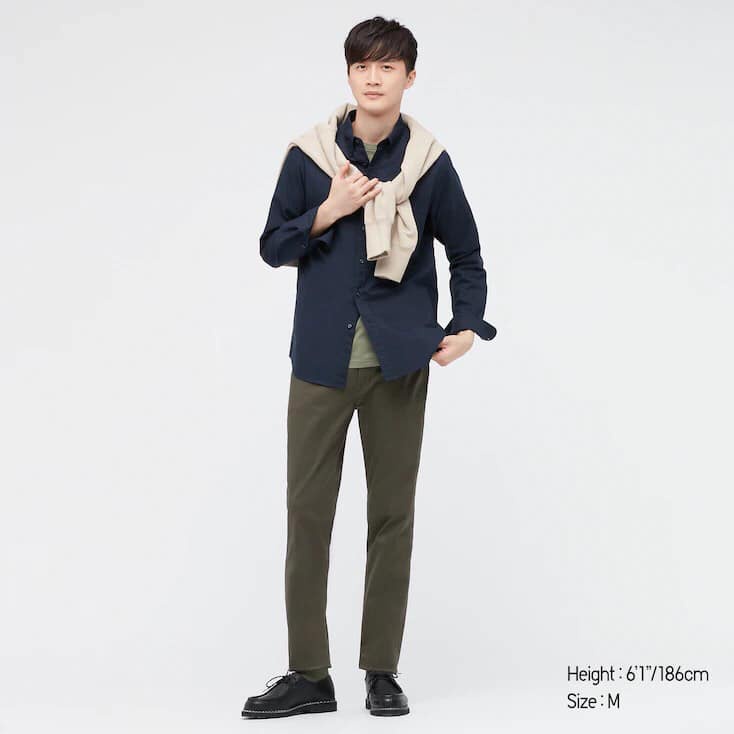 Áo sơ mi U.n.I dư xịn - dáng dài tay cho các anh lịch lãm