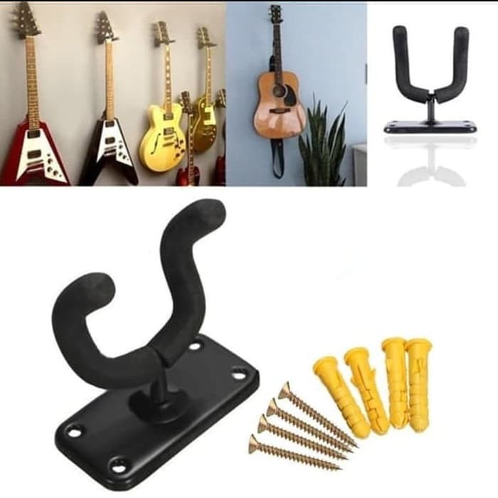 Giá Treo Đàn Guitar Gắn Tường Bằng Sắt Giá Đỡ