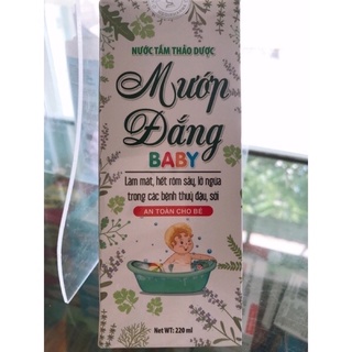 Nước tắm Thảo Dược Mướp Đắng dùng được cả cho trẻ sơ sinh