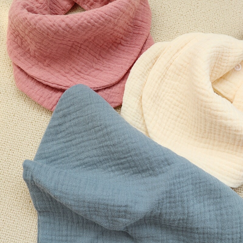𝐒𝐡𝐨𝐩 𝐌𝐞̣ 𝐁𝐨𝐛 𝟖𝟔 - Khăn yếm tam giác cao cấp vải muslin, khăn sữa vải xô sợi tre bamboo siêu thấm hút cho bé 0-3 tuổi