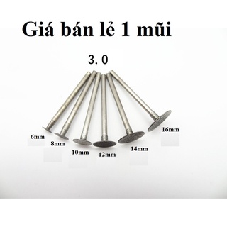 Lưỡi cắt mini - đĩa cắt lưỡi câu kim cương mini đĩa cắt liền cán 3mm T