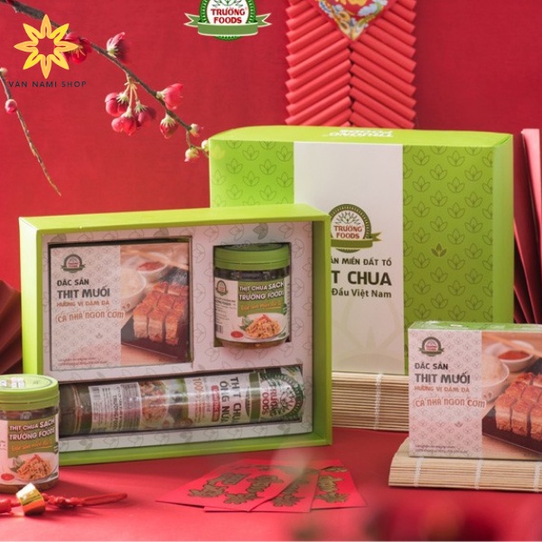 Set Quà Biếu Nhỏ Thịt Chua Trường Foods Đặc Sản Thanh Sơn Phú Thọ
