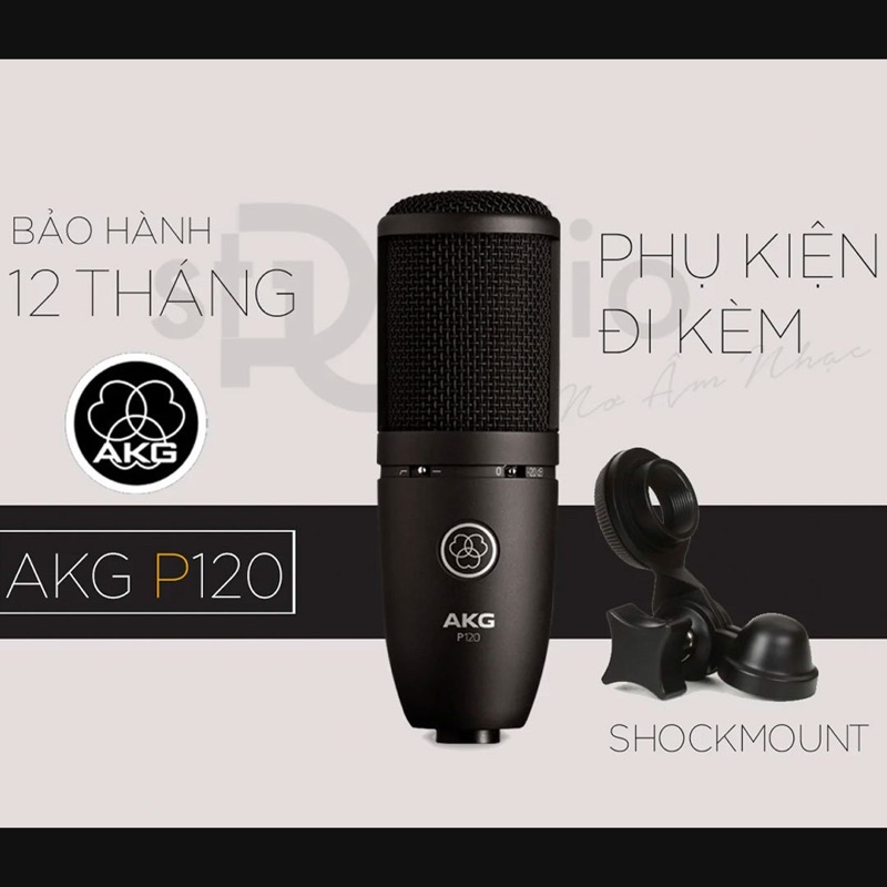 Mic Thu Âm Livestream Chuyên Nghiệp AKG-P120 Chính Hãng Bảo hành 1 năm