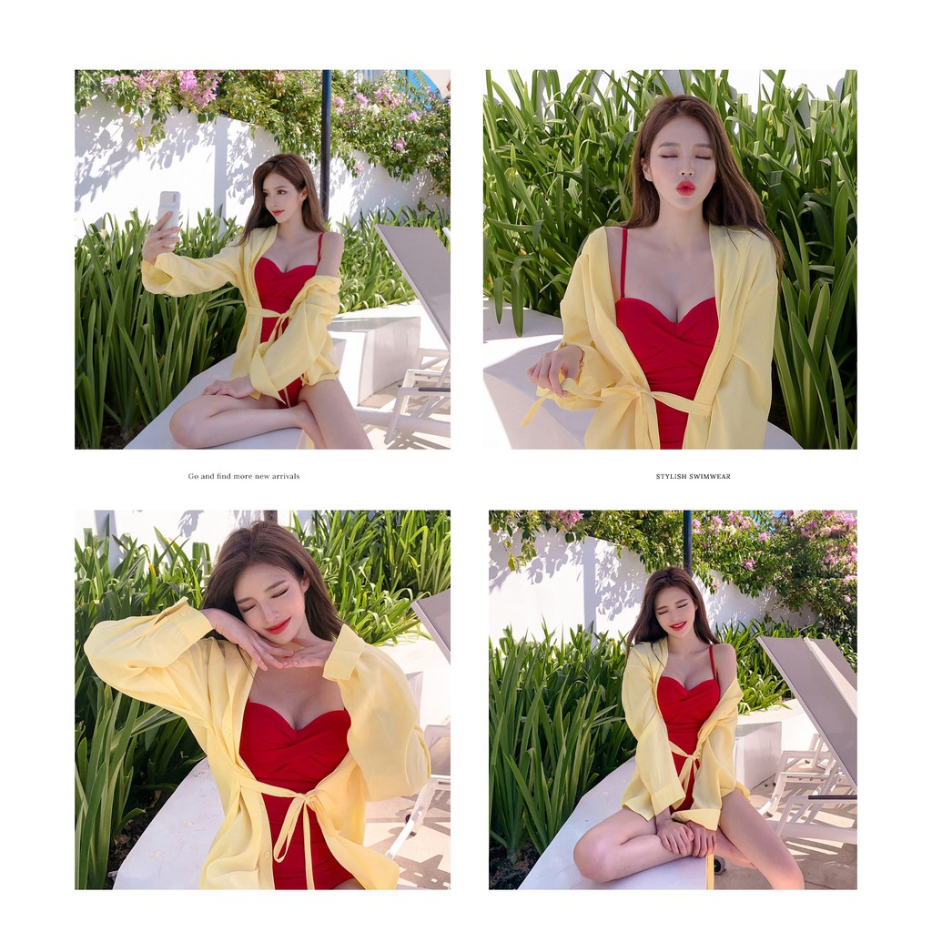 Bikini liền thân gọng xoắn nâng ngực giấu bụng - ÁO CÓ 2 DÂY | BigBuy360 - bigbuy360.vn