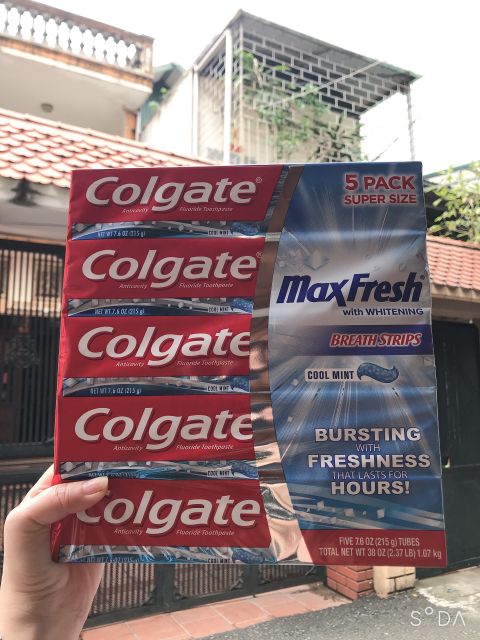Kem đánh răng mỹ Colgate Maxfresh ( tuýp 215g)