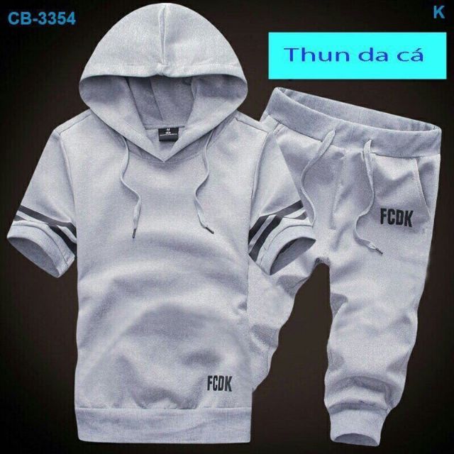 Bộ thể thao nam có nón