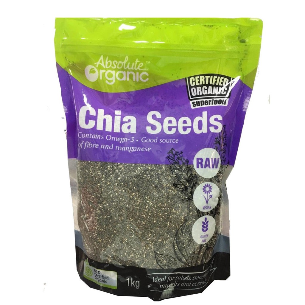 1KG HẠT CHIA ÚC ORGANIC CHIA SEEDS