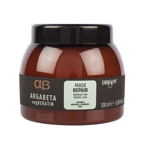 Hấp dầu phục hồi cấu trúc tóc ARGABETA DIKSON VegKeratin Argan Repair Mask 500ml