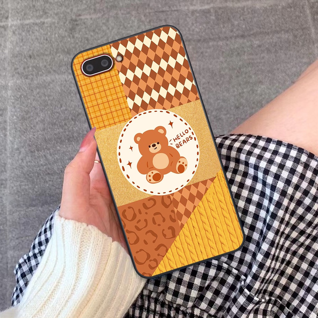 Ốp lưng Oppo A3S happy day, gấu bear dễ thương - BỀN - ĐẸP -BAO GIÁ TOÀN THỊ TRƯỜNG
