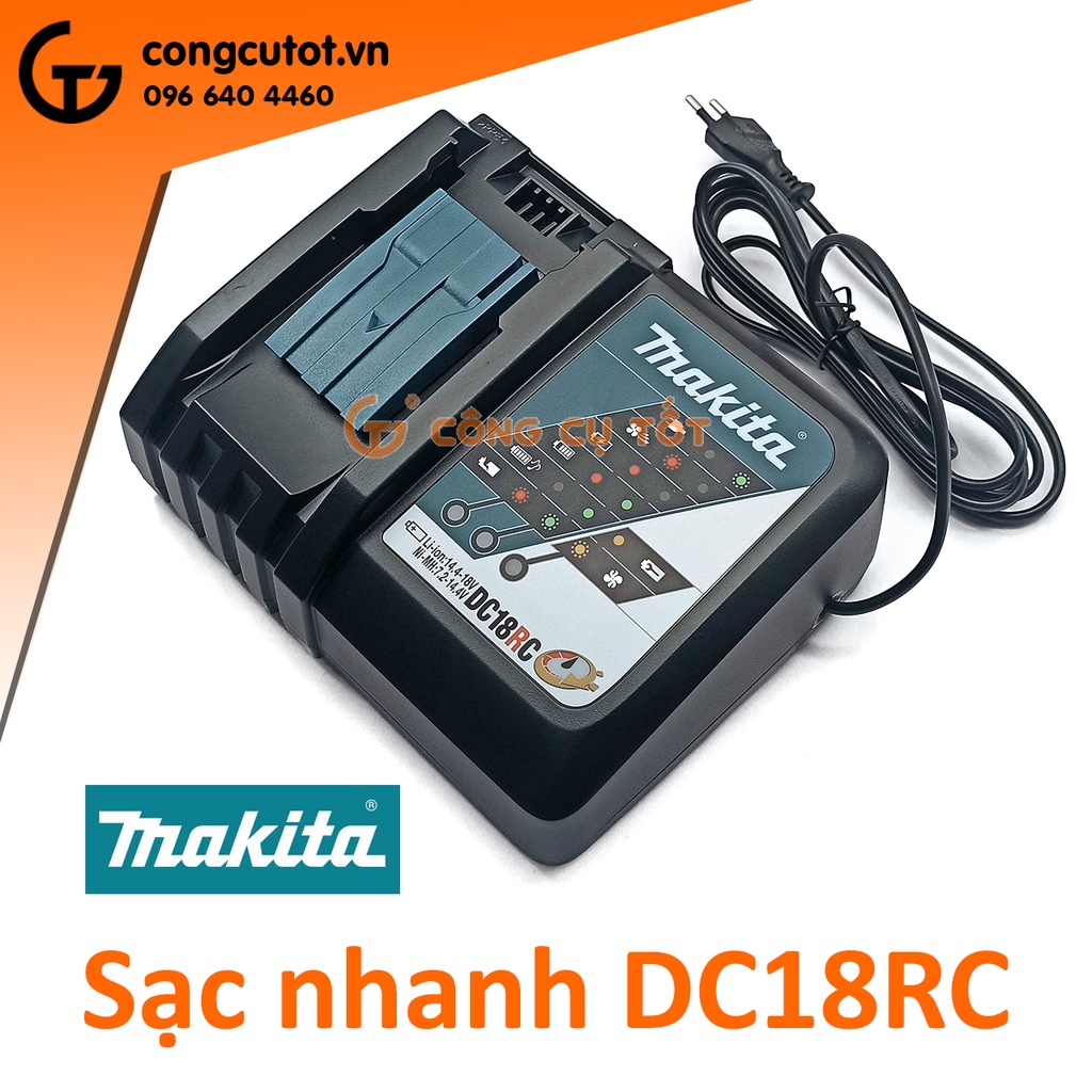 Bộ máy xiết ốc 210Nm Makita DTW181RFE cốt 1/2 inch 2 pin 18V 3Ah kèm sạc nhanh