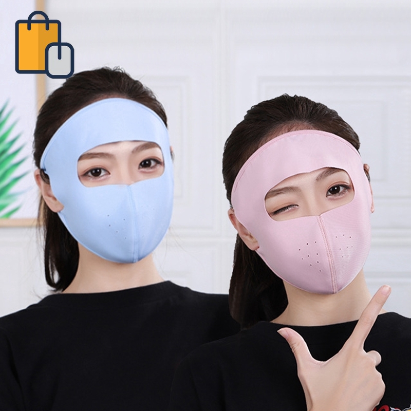 (Hàng Mới Về) Khẩu Trang Lụa Mỏng Chống Nắng Thoáng Khí