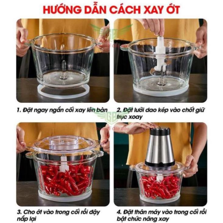 Máy Xay Thịt Đa Năng Máy Xay Đa Năng 2L Bảo Hành 12 Tháng .