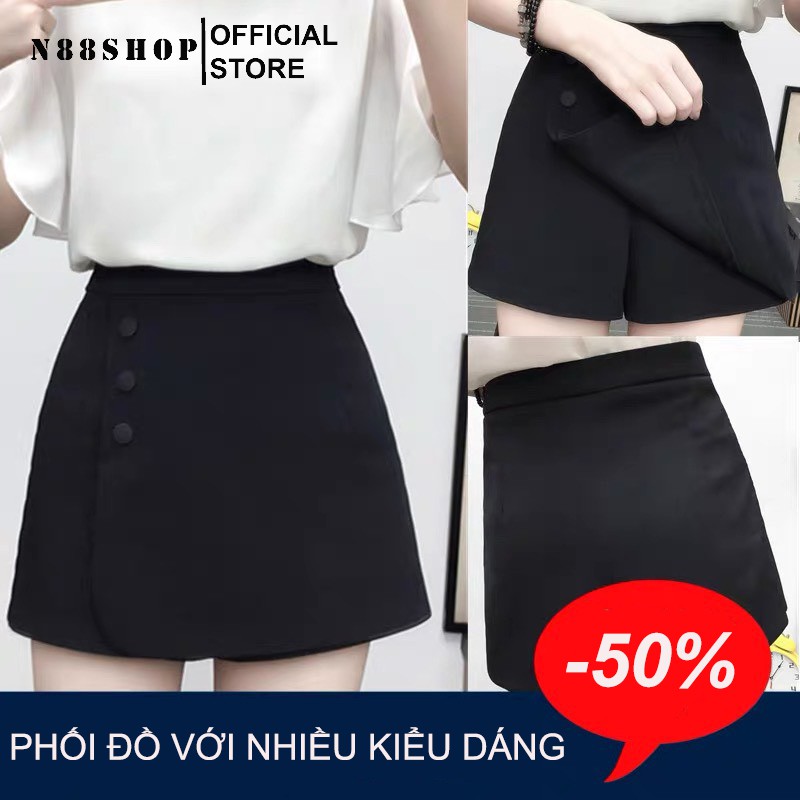 Quần váy-Chân váy-phối cúc GIẢ VÁY TIỆN LỢI DÁNG XINH CHẤT TUYẾT MƯA FORM ĐẸP THOẢI MÁI KHI MẶC | BigBuy360 - bigbuy360.vn