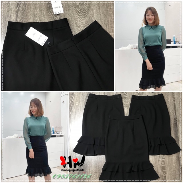 VÁY BÚT CHÌ CHÂN BÈO ĐUÔI CÁ [FREE SHIP - VIDEO - ẢNH THẬT] | BigBuy360 - bigbuy360.vn