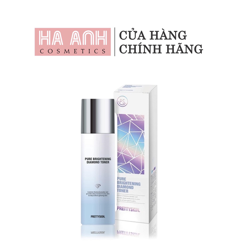 Toner dưỡng trắng Pretty Skin Pure Brightening Diamond