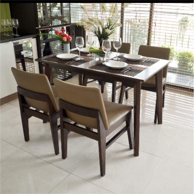 Bộ bàn ăn gỗ tự nhiên VNXK