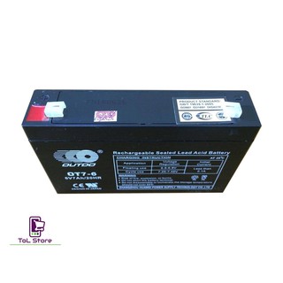 Ắc quy OUTDO OT 7-6 (6V-7AH) - Sử dụng cho đồ chơi,xe máy điện...