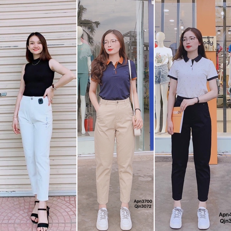 Quần Khaki Nữ YODY Co Giãn Tôn Dáng, Trẻ Trung QJN3072