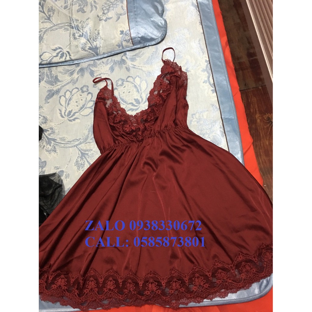 Váy ngủ big size cao cấp siêu sale giá rẻ🎁️FREESHIP 50k 🎁️ đồ ngủ bigSIZE ML 42-62kg 2 dây satin ren sexy VN135 | BigBuy360 - bigbuy360.vn