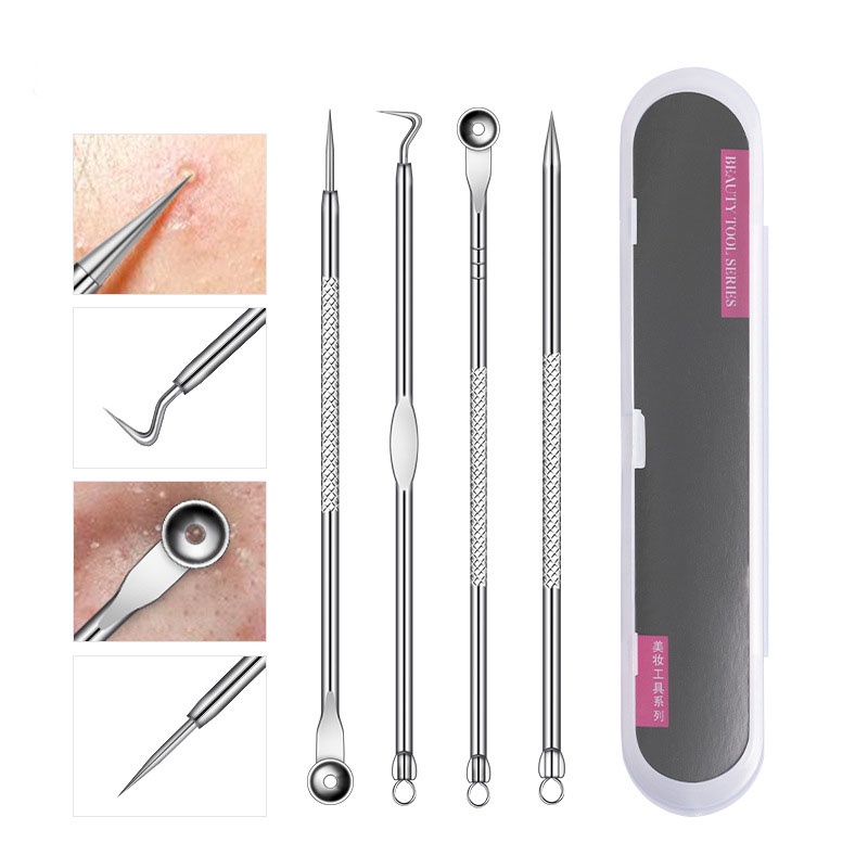 Bộ 4 Cây Nặn Mụn Đầu Đen Và Thánh Giá (Hộp Quà)