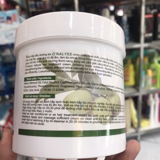 Kem hấp dầu O’nalyss Olive 500g
