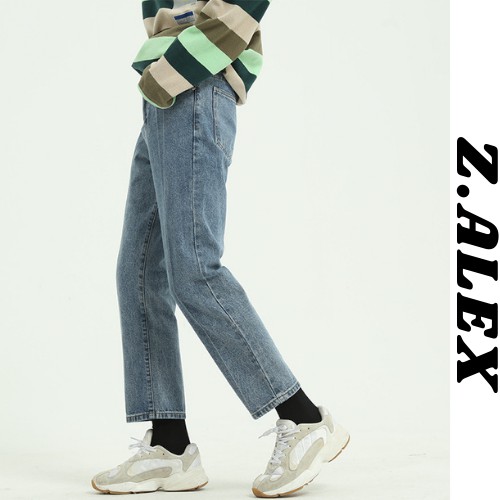 Quần jean nam baggy ống suông, rộng chuẩn form hàn quốc (kèm ảnh thật) | BigBuy360 - bigbuy360.vn