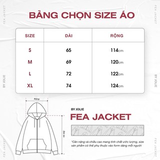 FEA JACKET (ÁO KHOÁC NỈ LÓT LÔNG)