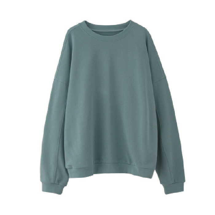 Women Korean Fashion Solid Color Round Neck Sweater High Quality New | BigBuy360 - bigbuy360.vn