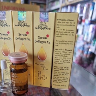 serum collagen x3 mụn nám thâm 20ml ( chuẩn cty )