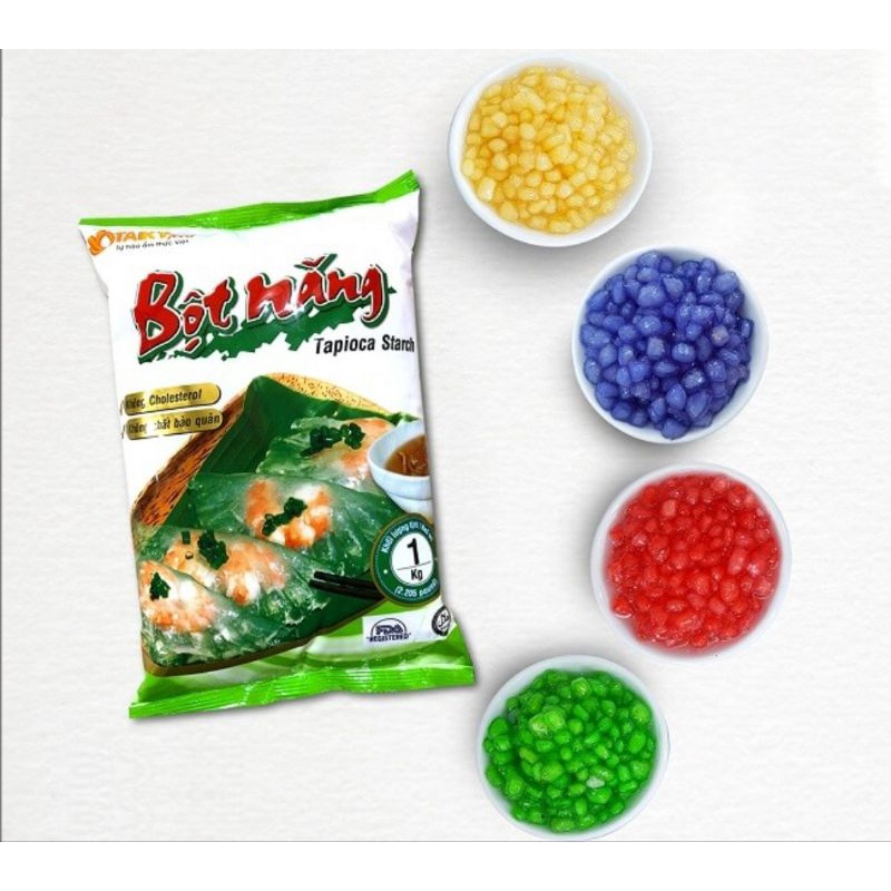 BỘT NĂNG CÁC HÃNG MIWON, MEIZAN, TÀI KÝ SIZE 400G/1KG LÀM CHÈ, BÁNH BỘT LỌC,TRÂN CHÂU