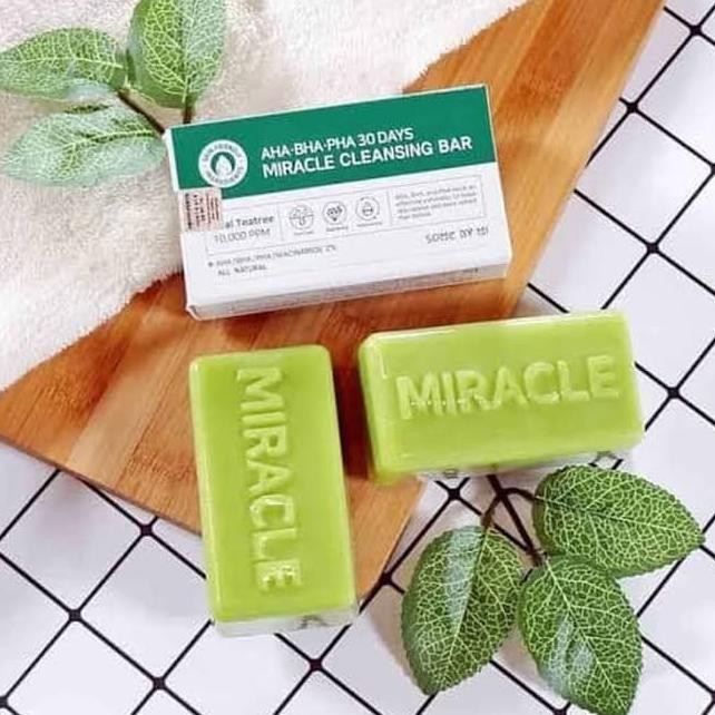 (Hàng Mới Về) Xà Phòng Mini Some By Mi Miracle Soap Bar 30gr