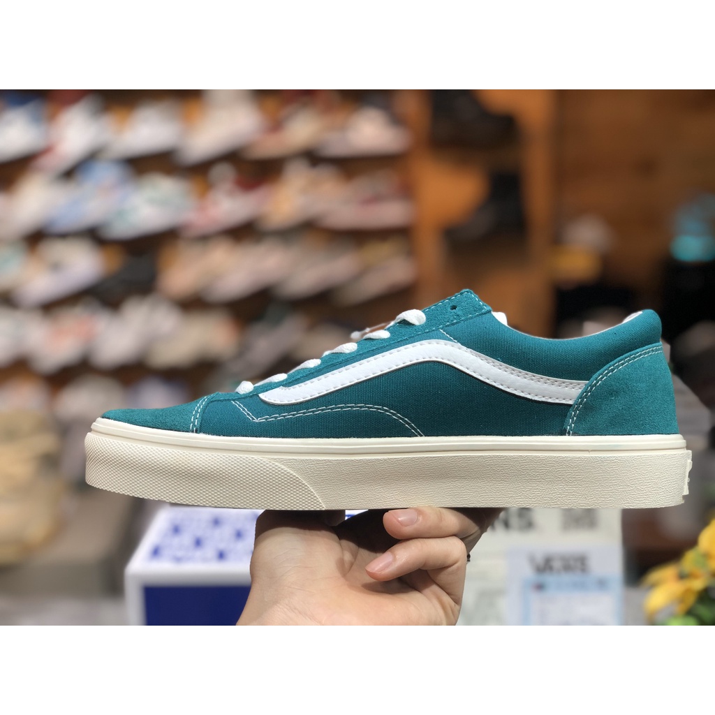 Giày Vans vault Old Skool Xanh Lá Bản Chuẩn 11Trung