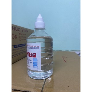 Cồn 70 độ 500ML ethanol Phúc Vinh