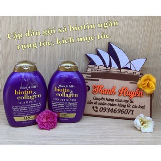 Dầu Biotin &collagen OGX Úc