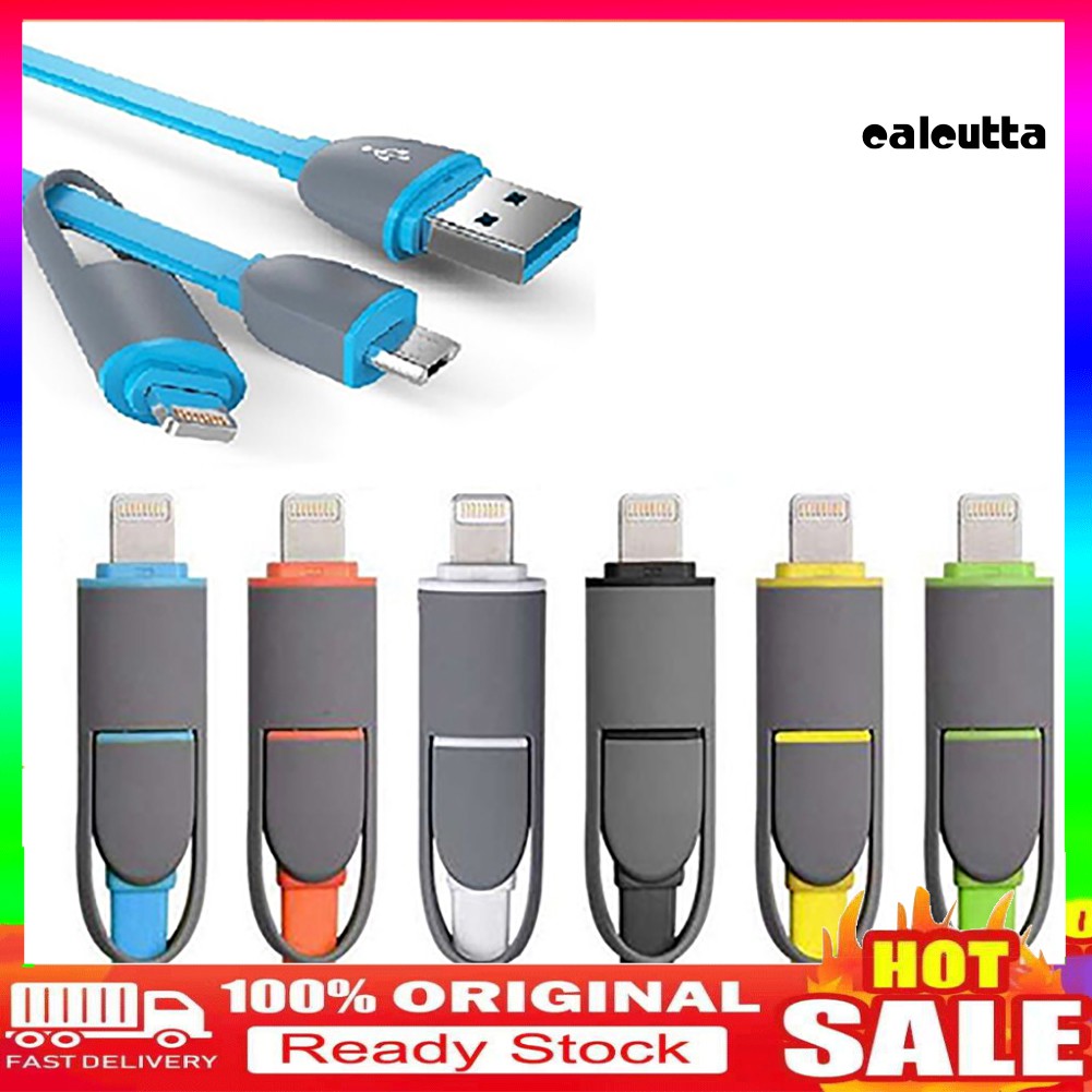 Cáp Sạc Micro Usb 2 Trong 1 Cho Iphone