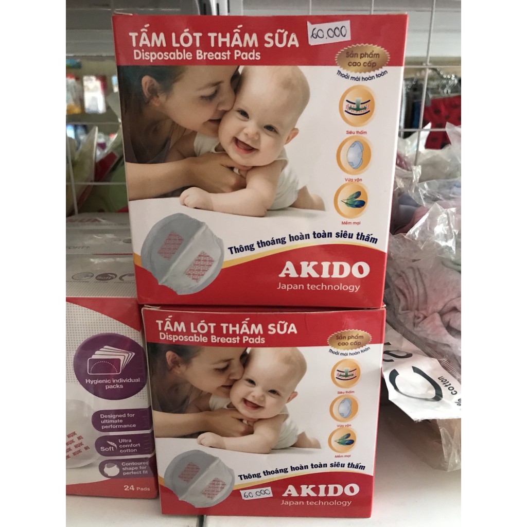 Lót thấm sữa Akido 24 miếng