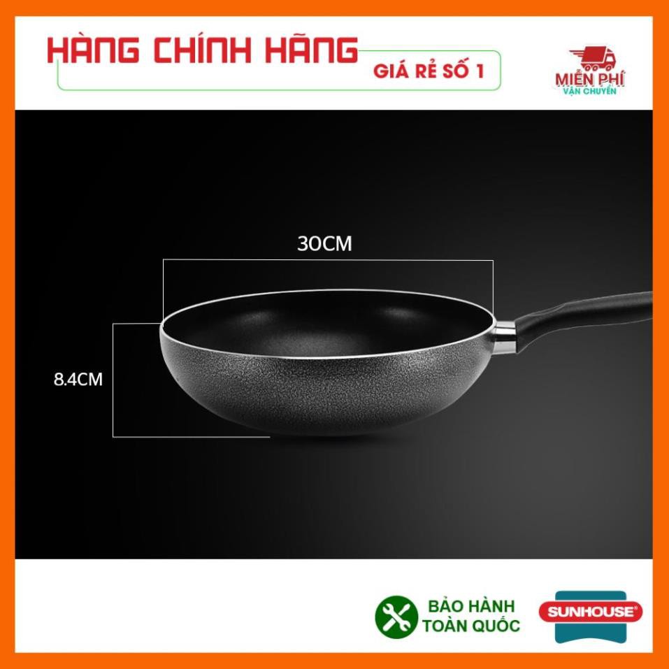 CHẢO CHỐNG DÍNH SUNHOUSE ĐÁY SÂU SHS30 SHS28 SHS26 SHS24 SHS20, CHẢO CHỐNG DÍNH SUNHOUSE