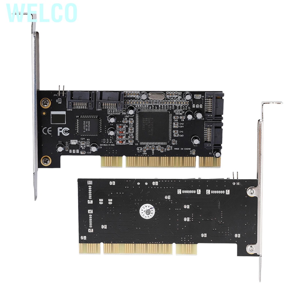 Card Chipset 1 PCI 4 Cổng RAID SATA Internal 5Gbps - Sil3114