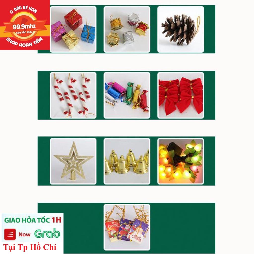 Cây Thông Noel Mini Để Bàn Trang Trí Giáng Sinh Đầy Đủ Phụ Kiện Cây Thông Cao 60CM Trang Trí Noel Kệ Tivi Phòng Khách