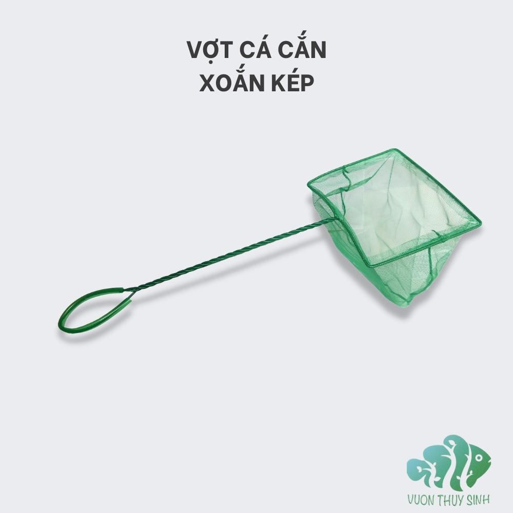 Vợt cá vợt tép cán xoắn kép lòng sâu giá rẻ